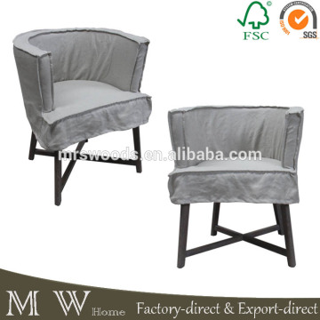 french upholstered wood chair, linen wood dining chair, old style wood chair