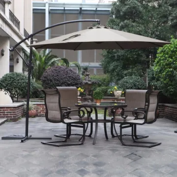 China Manufacturer Wholesale Sun Garden Parasol Umbrella Cantilever Motorized Patio Umbrella
