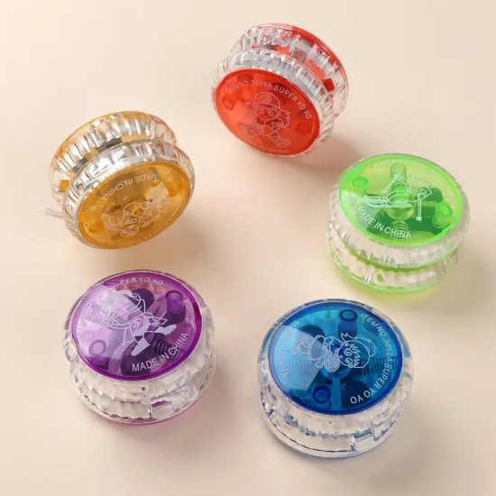 1pc Magic Yoyo Ball Toys Colorful Plastic Luminescent Toys for Baby Boys Girls Kids Children Classic Funny Colorful Toys Gifts