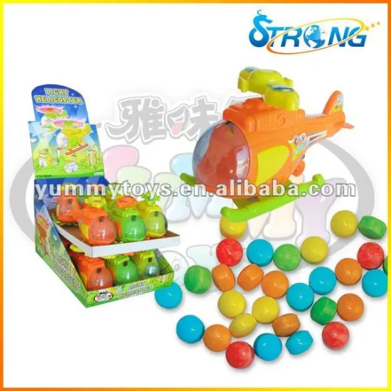 Light Helicopter toys with candy