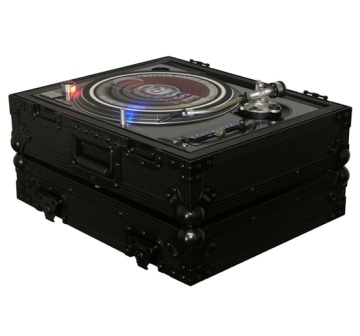 Brandneues Black Label FZ1200BL DJ Turntable Flight Case mit Hochleistungsball -Ecken und abnehmbar