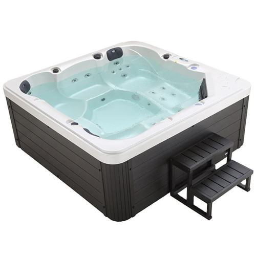 Dimensiones de bañera de hidromasaje rectangular 6 Personas Familly Familly Indoor Jacuzzi Hot Taquy