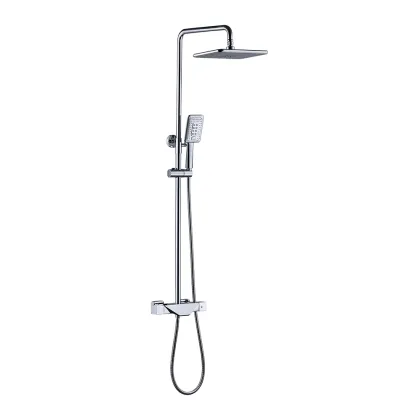 European-Style Full Copper Constant Temperature Shower Set for Bathroom