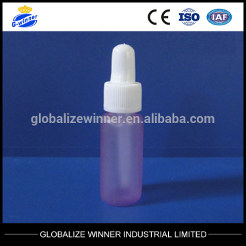 15ml pink plastic oil bottle with screw cap,pet bottle for cosmetic