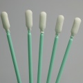 Hög förmåga Round Head Cleanroom Foam Tip Swab