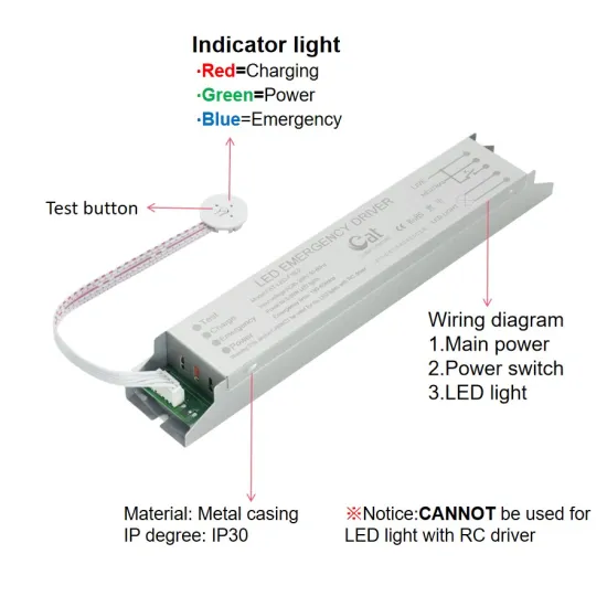 Safety LED emerg power emerg driver ce