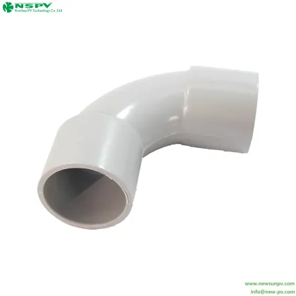 PVC Solid Elbow 90 degree angle PVC tube fittings