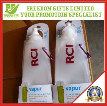 Promotion Portable Foldable Water Bottle with Paper Card (FB005)