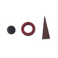 10PCS per bag Pendant Wood Charm round triangle