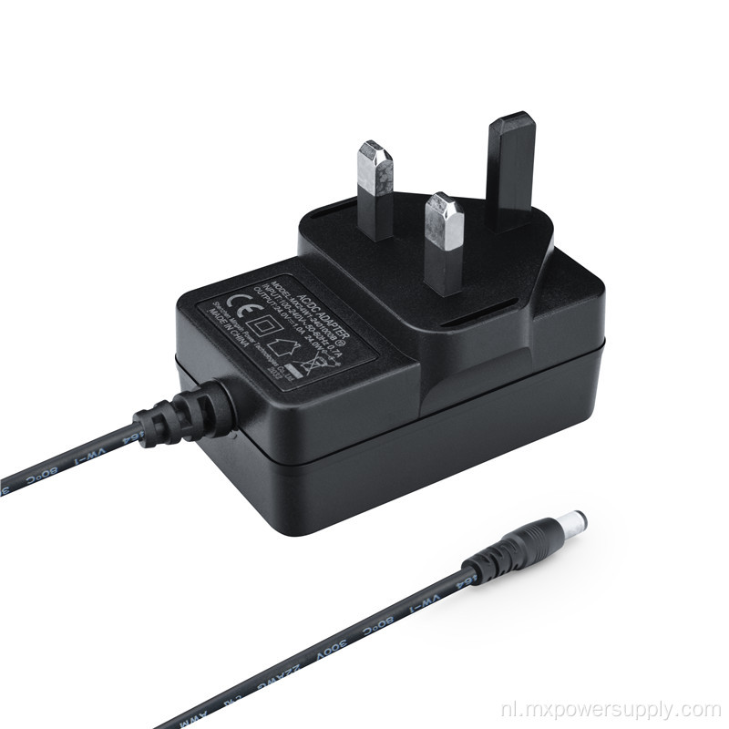 12Volt 2A UKCA goedgekeurde stroomadapter