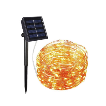 China Hot Selling 10M 100LED RGB Christmas Outdoor Solar Fairy Lights String