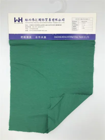 Wholesale Woven Green Fabric 100% Viscose Plain Fabrics