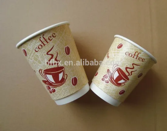 8 oz & 12 oz Double wall glossy finish hot drink paper cup