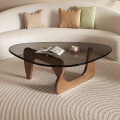 Creative glass coffee table