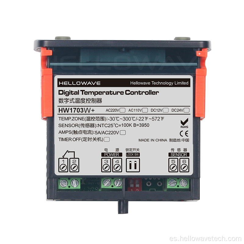 Desarrollo del sistema de control de temperatura WiFi