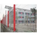 Green PVC Welded Mesh Fencing with V Bend