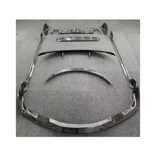 Wet Carbon Fiber Spoiler Side Skirt Rear Diffuser for Toyota Supra A90/A91/MK5