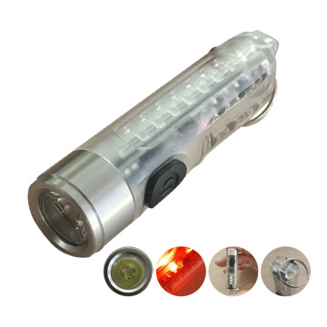 Certyfikowane wielofunkcyjne LED LED Alhs Portable Mini Cob Blak -breloy