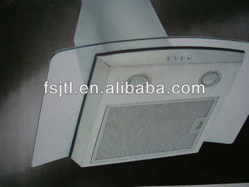 stainless steel wall mounted commercial kitchen exhaust chimney hood