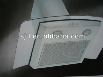 stainless steel wall mounted commercial kitchen exhaust chimney hood