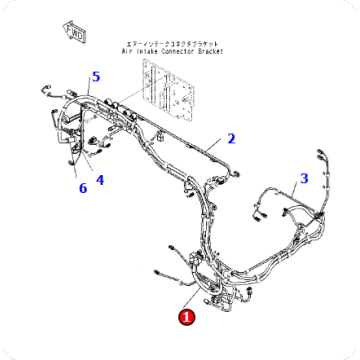 SAA6D170-5C Harness 6245-81-5312