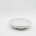 Conjunto de jantar de porcelana de estilo branco pintado à mão