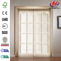 Office Frosted Tempered Half Glass Blinds Doors