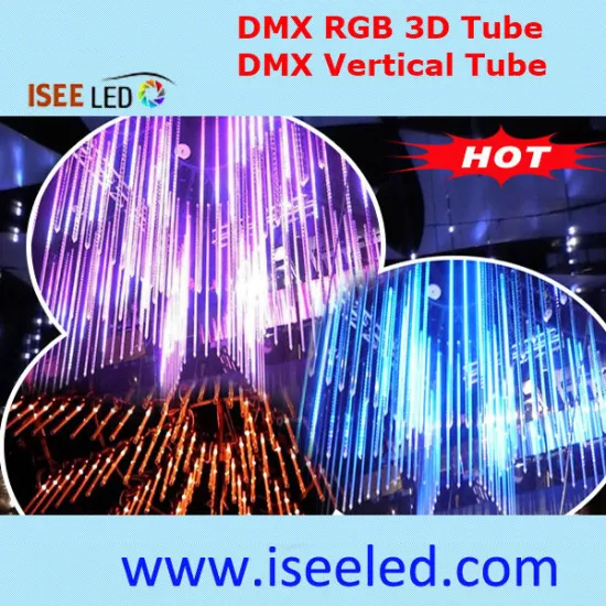 Addressable LED 3D Effect RGB Crystal Tube Waterproof