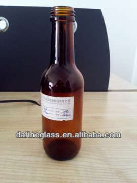 230ml/8oz amber glass longneck bottles