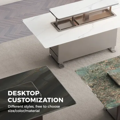Smart Lift Up Dining Table for 4-10 People