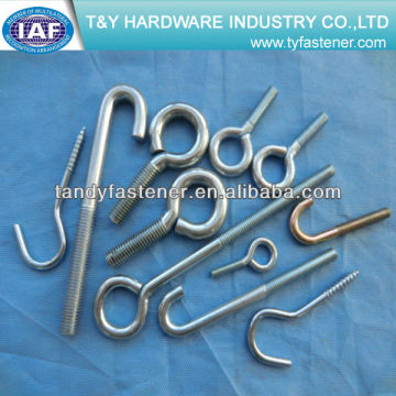 anchor eye bolt / steel / zinc plated