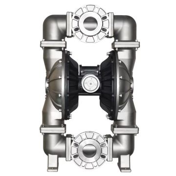 QBK Wholesale 1 Inch Pneumatic Air Operated Double Diaphragm Pump - Stainless Steel