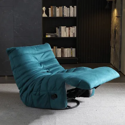 Living Room Sofa Recliner White Manual Recliner Chair