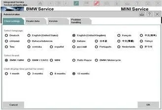 BMW ICOM Software For Lenovo / Dell Laptop , Multi-Language