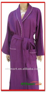 high quality luxury velour hotel bathrobe