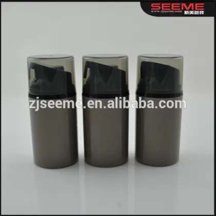 pp Airless bottle,Airless lotion bottle,30ML 50ml 80ml 100ml 120ml brown pp airless bottle