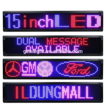 Hot Sale New Product Display LED de duas linhas com cores