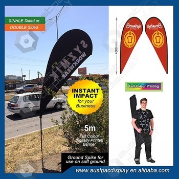 Promotional Flags 5m with Teardrop