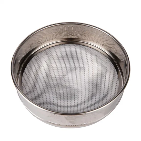 304 SUS Filter Mesh 20cm Lab Soil Test Sieve