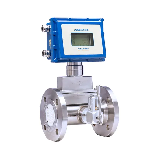 Flanged Digital Steam Industrial Natural Gas & Biogas LPG Turbine Flow Meter