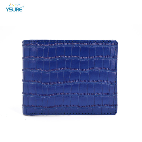 Leather Pouch High Quality Genuine Crocodile Leather Wallet for Men Factory