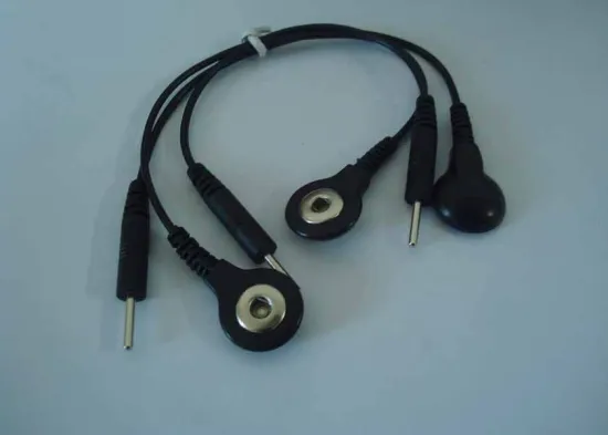 3.5mm Snap Medical Equipment / Tens Electrode Lead Wire / Snap Tens Unit Lead Wires For Tens Unit, Tens Lead Wires