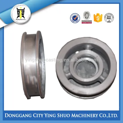 Casting Technics iron flat belt pulley