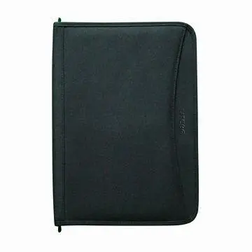 A4 Canvas Portfolio with Calculator, Available in Black Color