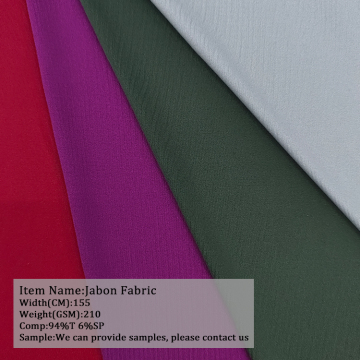 Custom Polyester Knitted Elastic Fabric for Casual Clothing
