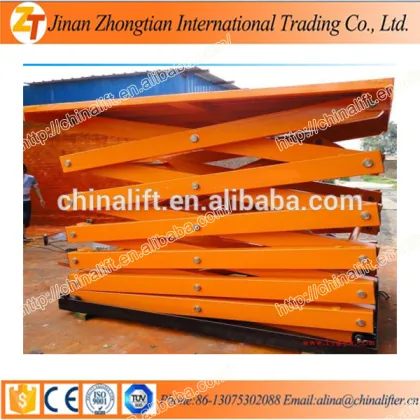 ZHONGTIAN OEM model stationary scissor lift platform home car elevator