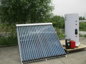 Separate pressurized central solar water heater