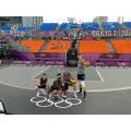 Fiba 3x3 Maldos deportivos modulares para la cancha de baloncesto