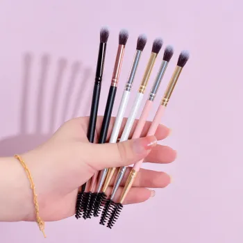Custom Logo Bamboo Makeup Brush Double Head