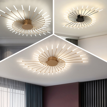 Lampu langit-langit LED Acrylic LED Post-Modern Retro For Bedroom Retro untuk Kamar Tidur